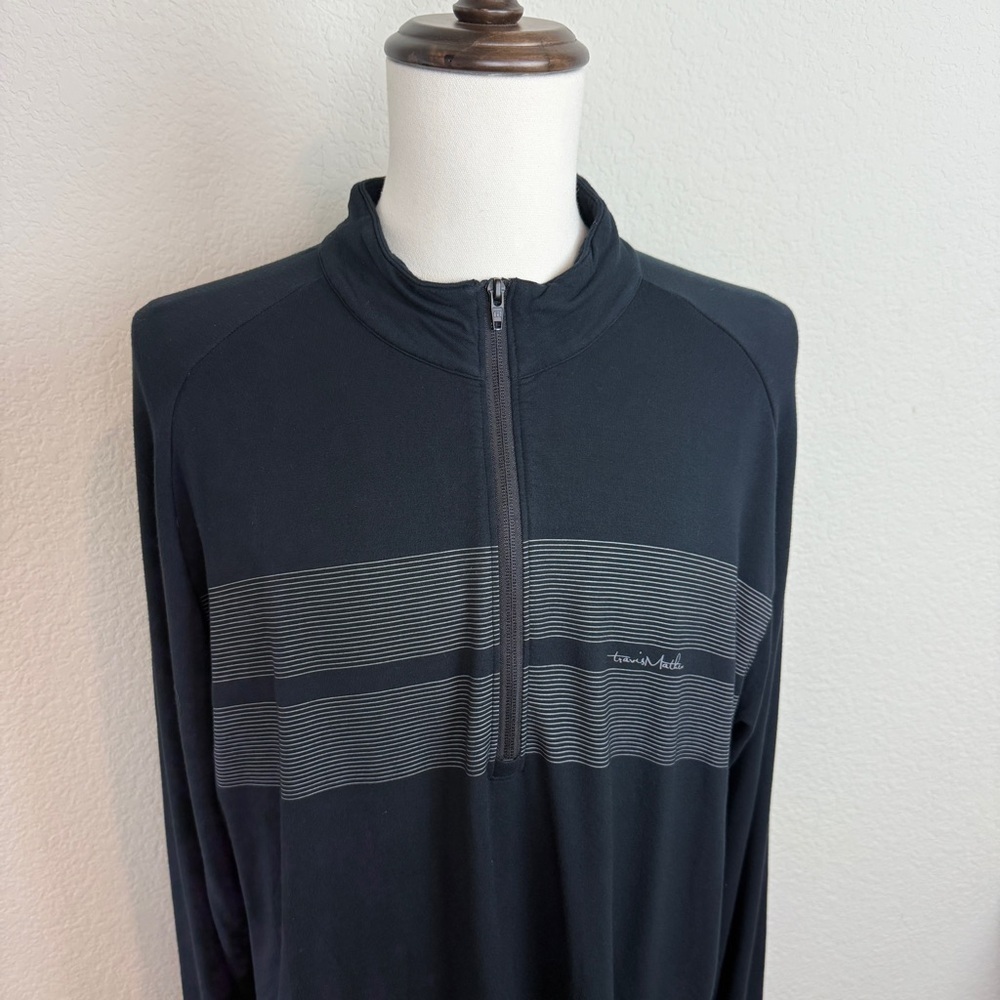 Travis Mathew’s Men’s Keep It Real 1/4 Zip Long Sleeve Pull Over | XL - Picture 2 of 6